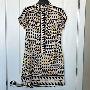 DVF - Silk Jersey Shirt Dress - Sz 6